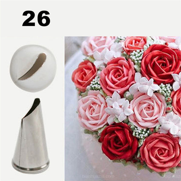 TTLIFE Metal Cream Nozzles Cake Decorating Tools Stainless Steel Icing Piping Nozzle Tips New Cake Fondant Decor Baking Tools