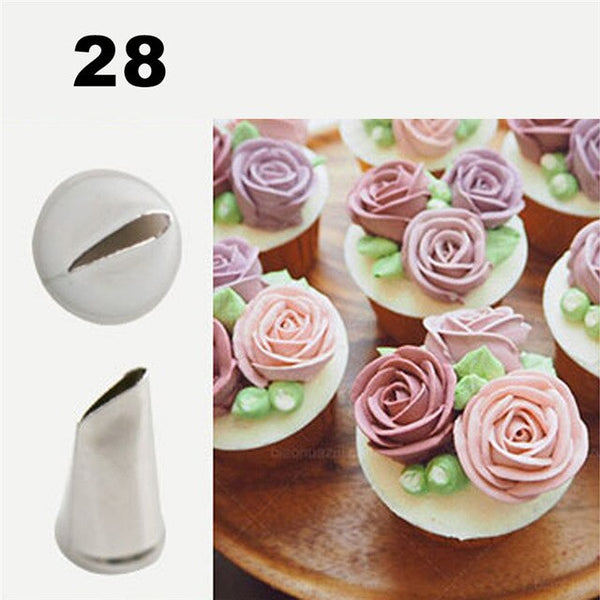 TTLIFE Metal Cream Nozzles Cake Decorating Tools Stainless Steel Icing Piping Nozzle Tips New Cake Fondant Decor Baking Tools