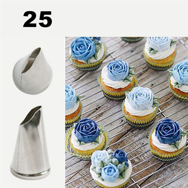 TTLIFE Metal Cream Nozzles Cake Decorating Tools Stainless Steel Icing Piping Nozzle Tips New Cake Fondant Decor Baking Tools