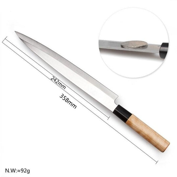 Knives Filetes Japanese Sashimi Knife Chef Kitchen Knives Fish Filleting Stainless Steel Fillet Sushi Knife Cook Cutter Tool#15