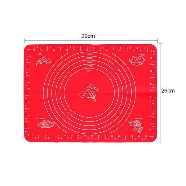 Silicone Non-Stick Silicone Thickening Mat Rolling Dough Liner Pad Pastry Cake Bakeware Paste Flour Table Sheet Kitchen tools